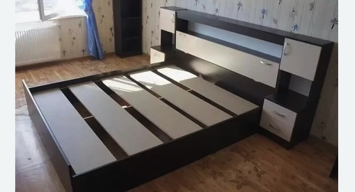 Сборка кровати с подъемным механизмом. Москва
